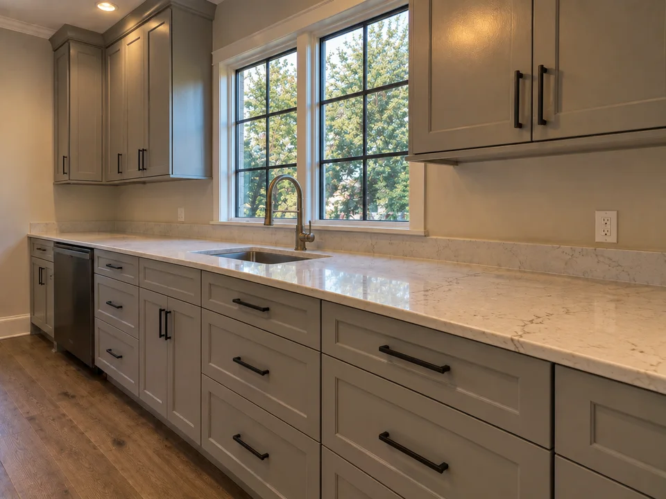 Completed cabinet replacement and installation in Dana Point by Westpeak Construction